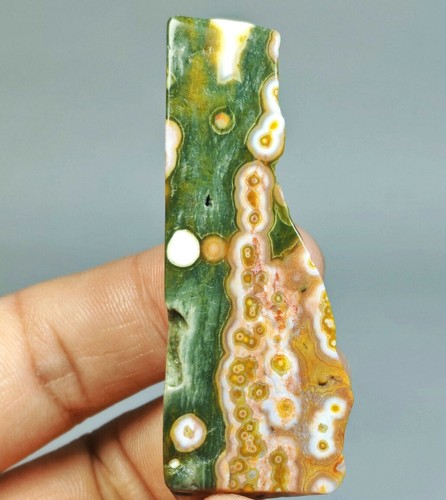 Natural ocean jasper - ocean, eye